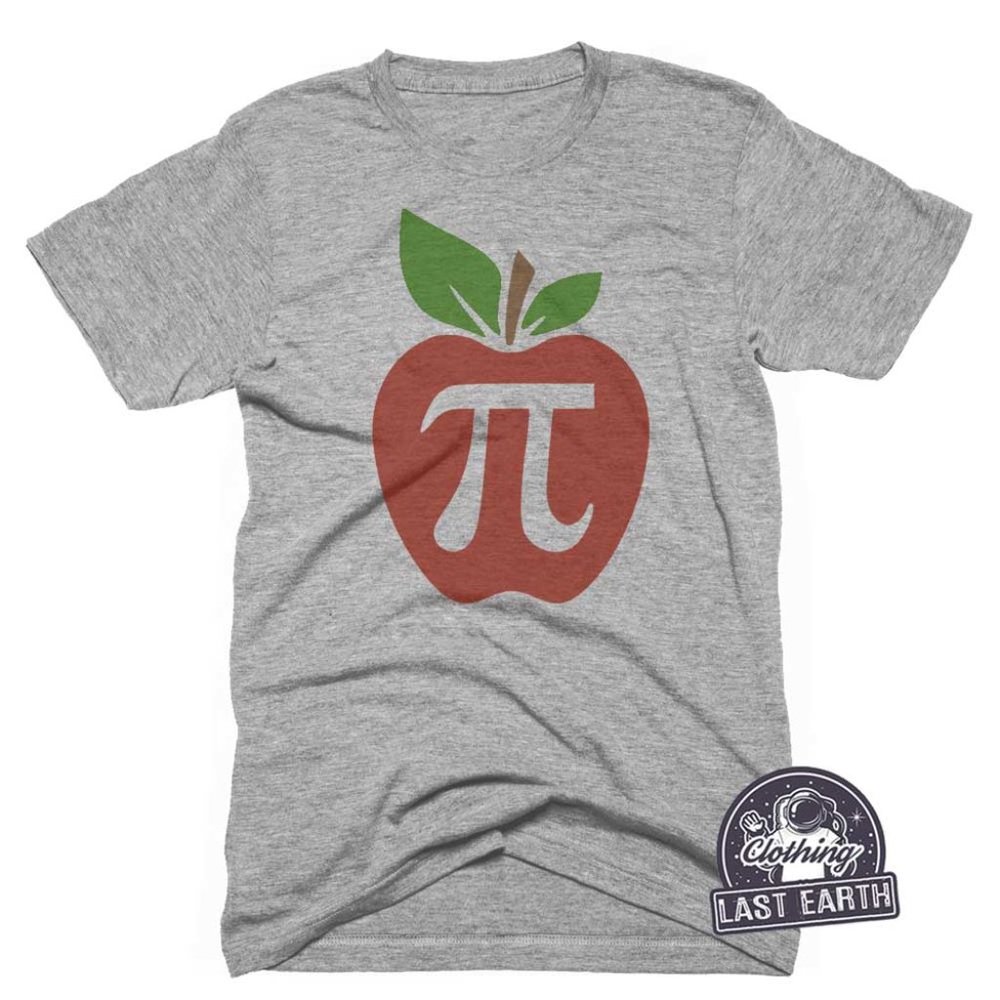 Apple Pi T-Shirt Funny Math Shirt Student Gifts College Shirt Teacher Gift
